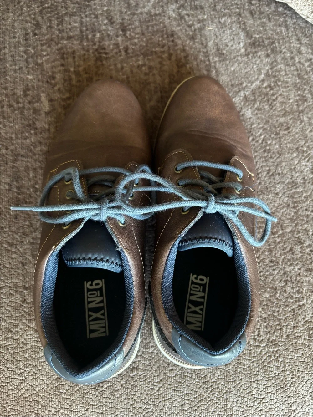 Boys oxford dress shoes - brown